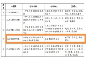 嘉興首金！巨石集團摘得中國專利獎金獎